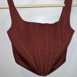 Corset crop top